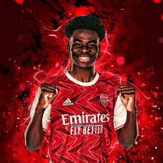 Saka Arsenal wallpaper