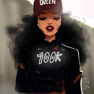 Black girl baddies wallpaper