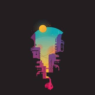 Tech minimalist wallpaper