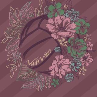 Volleyball collage wallpaper