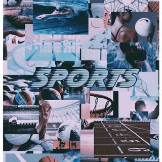 Volleyball collage wallpaper