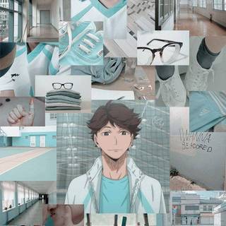 Volleyball collage wallpaper