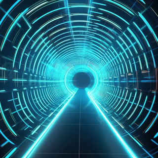 Time tunnel wallpaper