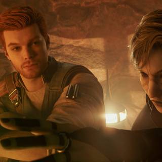 Star Wars Jedi Survivor Cal Kestis and Merrin wallpaper
