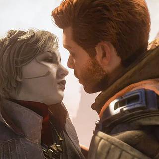 Star Wars Jedi Survivor Cal Kestis and Merrin wallpaper