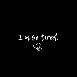 Tired of life wallpaper