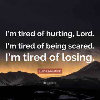 Tired of life wallpaper