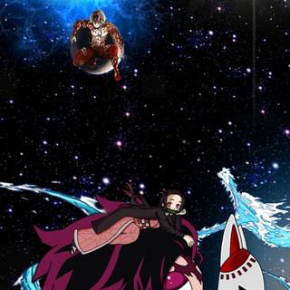 Tanjiro and Sasuke wallpaper