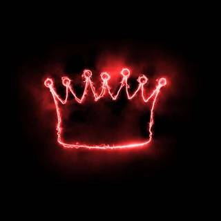 Neon red and black wallpaper