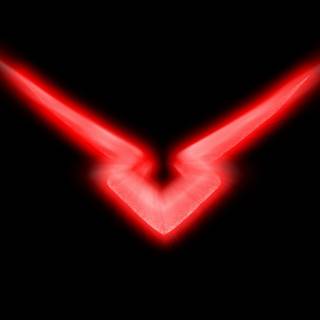 Neon red and black wallpaper