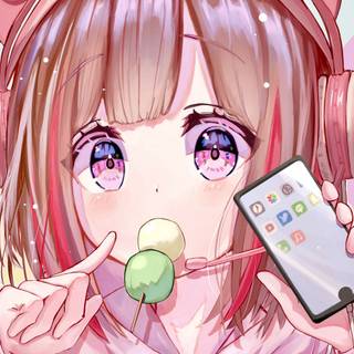 Anime candy girls wallpaper