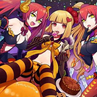 Anime candy girls wallpaper