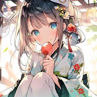 Anime candy girls wallpaper