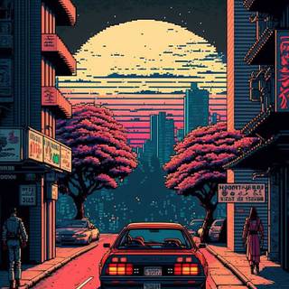 8 Bit Tokyo wallpaper
