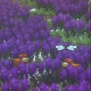 Minecraft flowers wallpaper