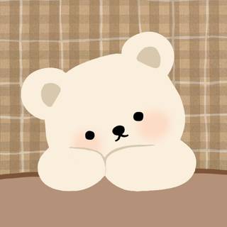 Cute brown bear wallpaper