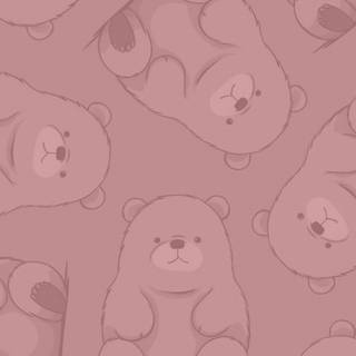 Cute brown bear wallpaper