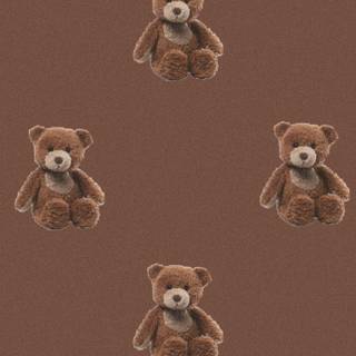 Cute brown bear wallpaper