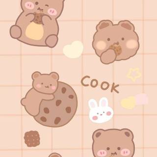 Cute brown bear wallpaper