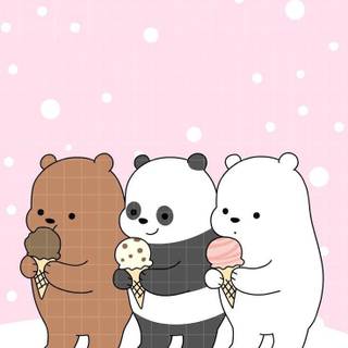 Cute brown bear wallpaper