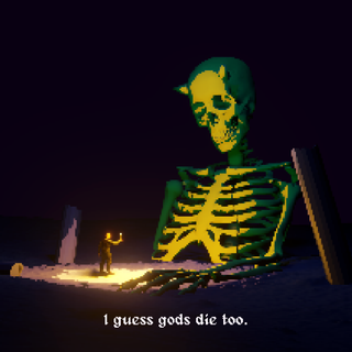 Giant skeleton wallpaper