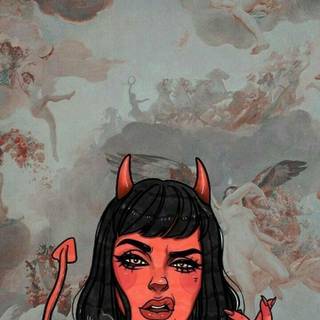 Devil art wallpaper