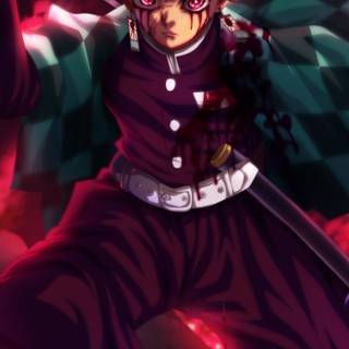 Tanjiro and Yoriichi wallpaper