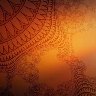 Orange iPhone 13 Pro Max wallpaper