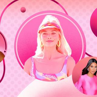 Barbiecore computer wallpaper