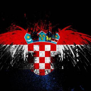 Croatia flag desktop wallpaper
