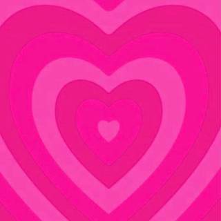 Aesthetic hearts neon pink wallpaper