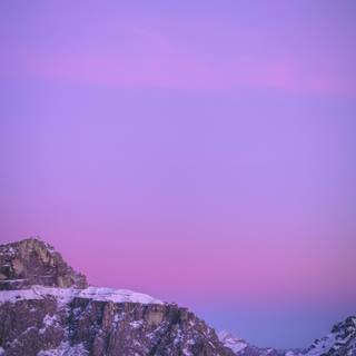 Violet mountain wallpaper