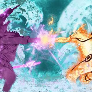 Naruto Sasuke fight wallpaper