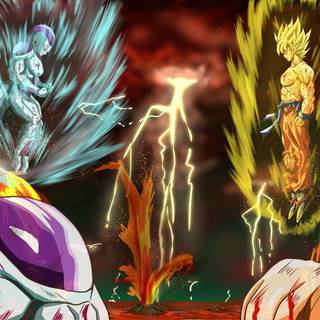 Goku Freezer wallpaper