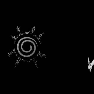 Naruto 4k black wallpaper