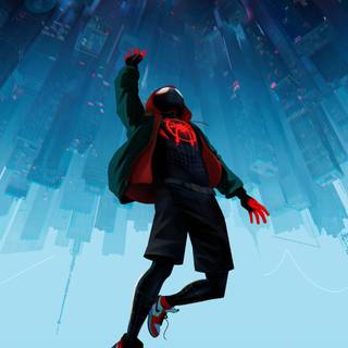 Miles Morales iPhone 4k wallpaper