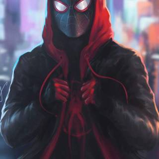 Miles Morales iPhone 4k wallpaper