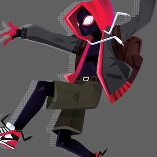 Miles Morales iPhone 4k wallpaper