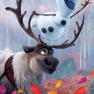 Olaf 4k wallpaper