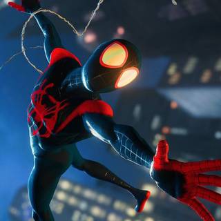 Miles Morales iPhone 4k wallpaper