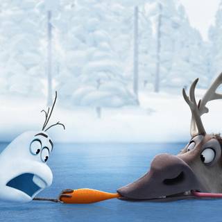 Olaf 4k wallpaper
