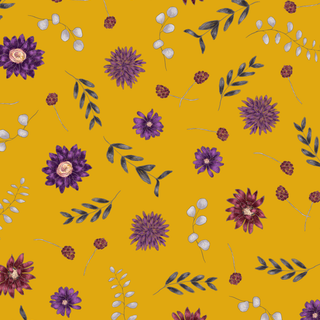 Autumn floral iPhone wallpaper