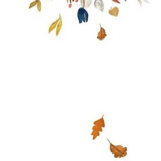 Autumn floral iPhone wallpaper