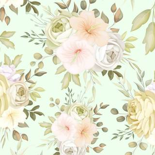 Autumn floral iPhone wallpaper