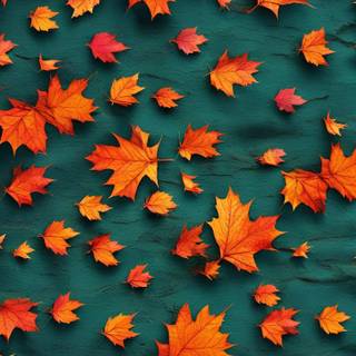 Autumn floral iPhone wallpaper