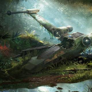 Star Wars nature wallpaper