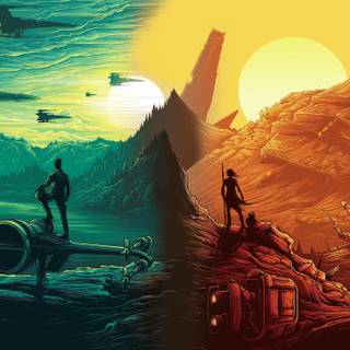 Star Wars nature wallpaper