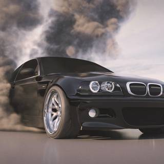 BMW burnout wallpaper