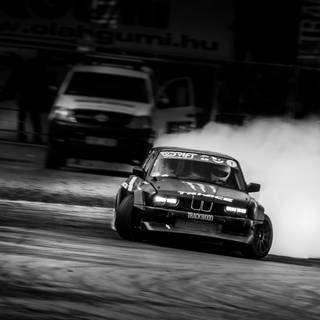 BMW burnout wallpaper