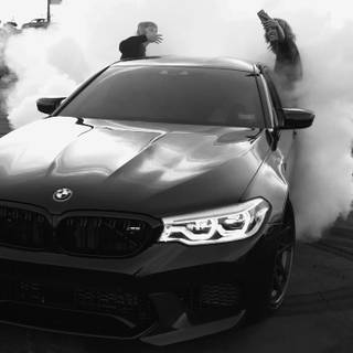 BMW burnout wallpaper
